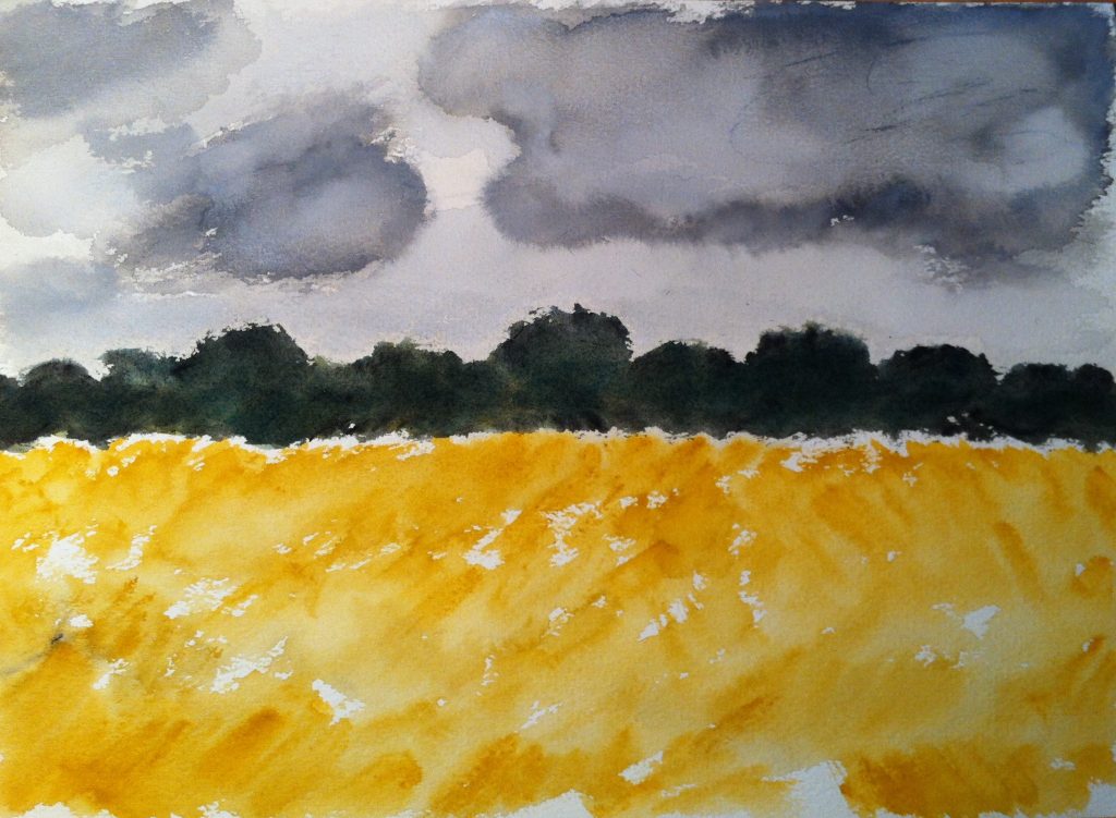 August, near Locronan