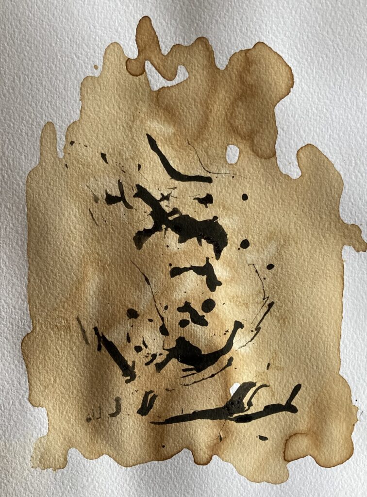 West, sepia et encre de Chine